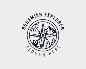 Mountain Exploration Tour logo design