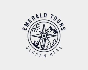 Mountain Exploration Tour logo design