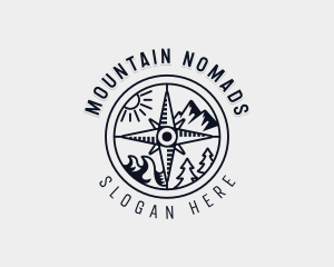 Mountain Exploration Tour logo design