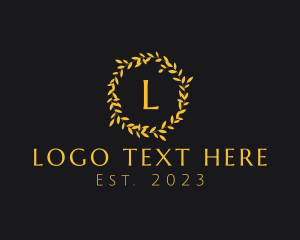 Elegant Luxury Wreath logo