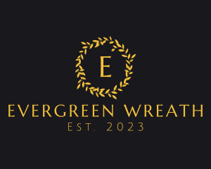 Elegant Luxury Wreath logo design