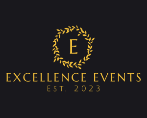 Elegant Luxury Wreath logo