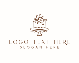 Floral Cake Baking logo