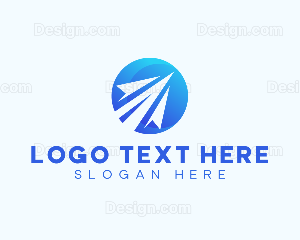 Airplane Flight Travel Logo