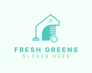 House Vacuum Cleaning logo design