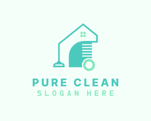 House Vacuum Cleaning logo design