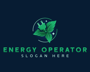 Plug Electricity Energy logo design