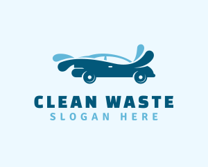 Blue Car Cleaning logo design