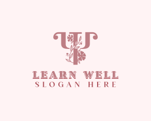 Wellness Psychology Flower logo design