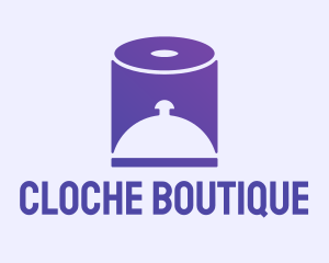 Cloche Paper Towel logo design