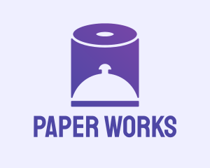 Cloche Paper Towel logo design