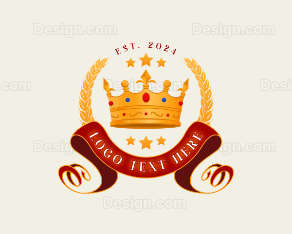 Luxury King Crown Logo