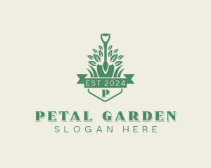 Shovel Grass Landscaping logo design