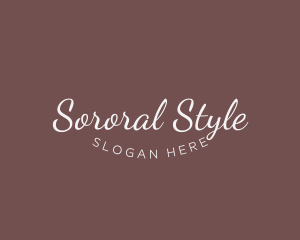 Feminine Style Business logo design