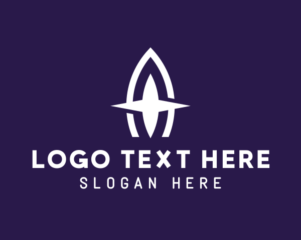 Space Travel logo example 2