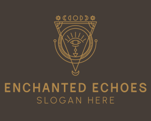 Eye Enchantment Spell logo design