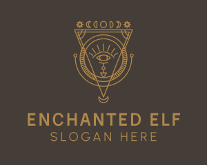 Eye Enchantment Spell logo design