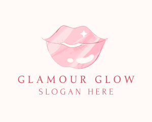 Cosmetics Lip Gloss logo design