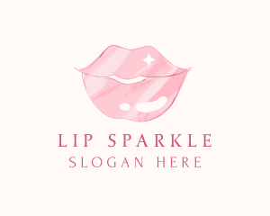 Cosmetics Lip Gloss logo design