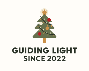 Christmas Tree Decoration  logo design