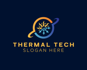 Ice Fire Thermal logo design