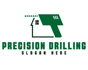 House Renovation Drill  logo design