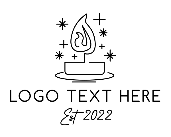 Tealight logo example 4