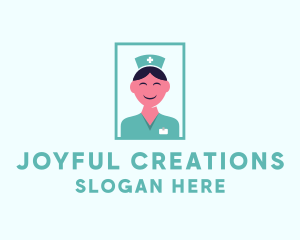 Happy Medical Nurse logo