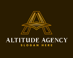 Modern Agency Letter A logo