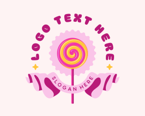 Sweet Lollipop Candy logo