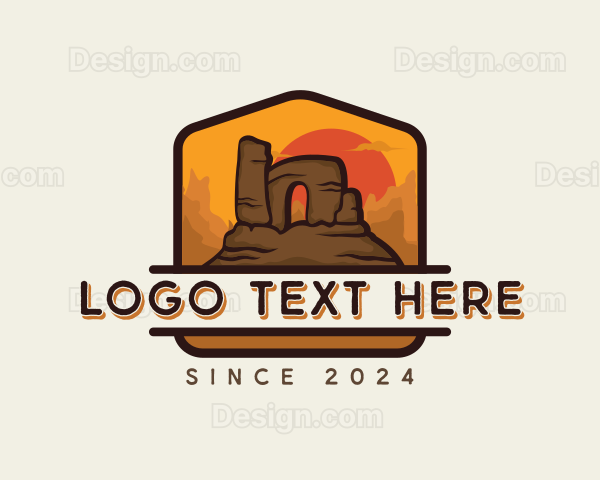 Desert Trekking Adventure Logo