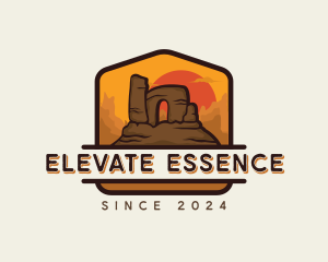 Desert Trekking Adventure Logo