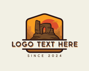 Adventure - Desert Trekking Adventure logo design