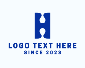 Letter H Liquid logo
