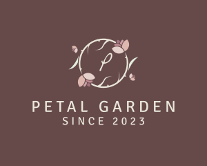 Floral Leaf Salon logo design