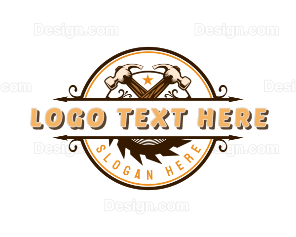 Woodwork Handyman Tools Logo