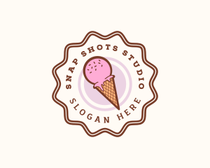 Ice Cream Cone Dessert logo