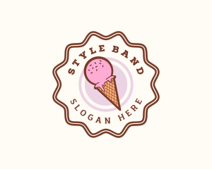 Ice Cream Cone Dessert logo