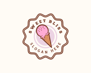 Ice Cream Cone Dessert logo