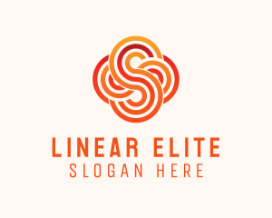 Linear Cloud Letter S logo