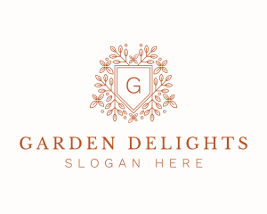 Shield Nature Gardening logo design