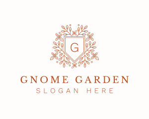 Shield Nature Gardening logo design