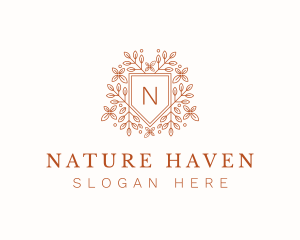 Shield Nature Gardening logo design