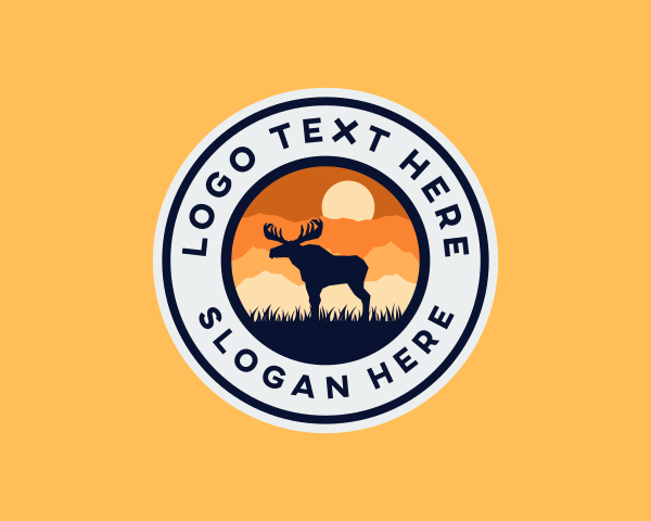 Moose logo example 4