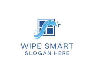 Window Cleaner Wiper logo design