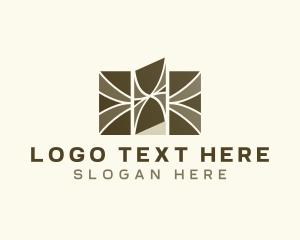 Fabric - Home Decor Tile logo design