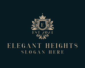 Elegant Royal Shield logo design