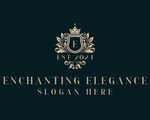 Elegant Royal Shield logo design