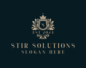 Elegant Royal Shield logo design