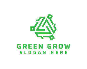 Tech Green Company logo design